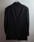 "YVES SAINT LAURENT" Classical tailoring shadow stripe pattern set up