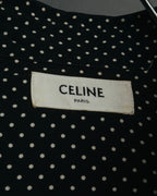 "CELINE" 2010's-2020's Polka dot viscose long sleeve shirt