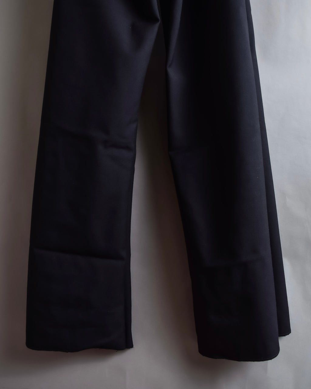 "US navy inspired lace back wide sailor pants"