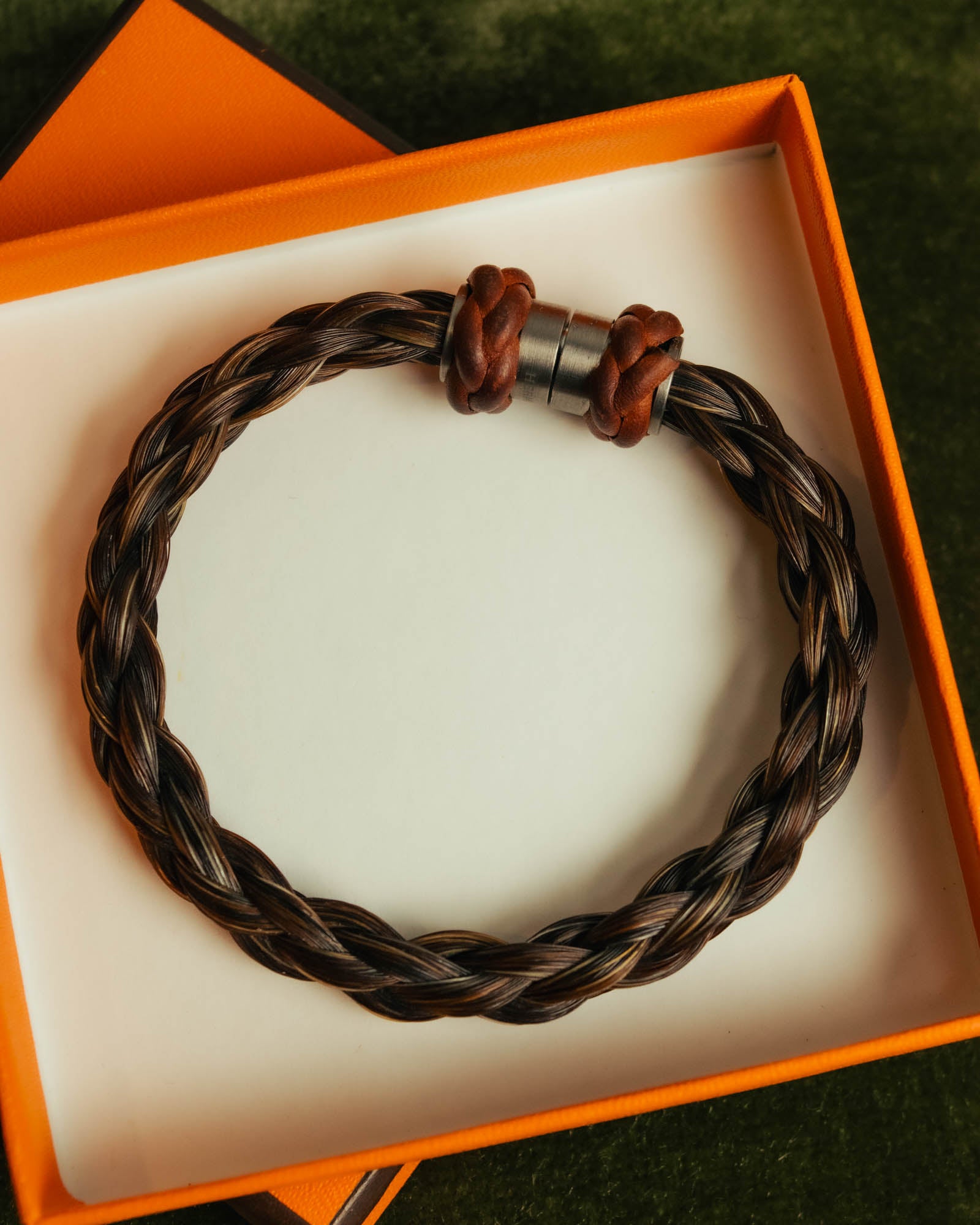 “HERMÈS” 00’s-10’s Crin de cheval horsehair bracelet
