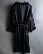 "S Max Mara" Tiered frill design belted dress