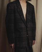 Chaqueta a cuadros de corte recto de la colección 88AW de COMME des GARÇONS HOMME