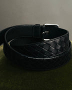 "BOTTEGA VENETA" 00's-10's Intrecciato leather belt