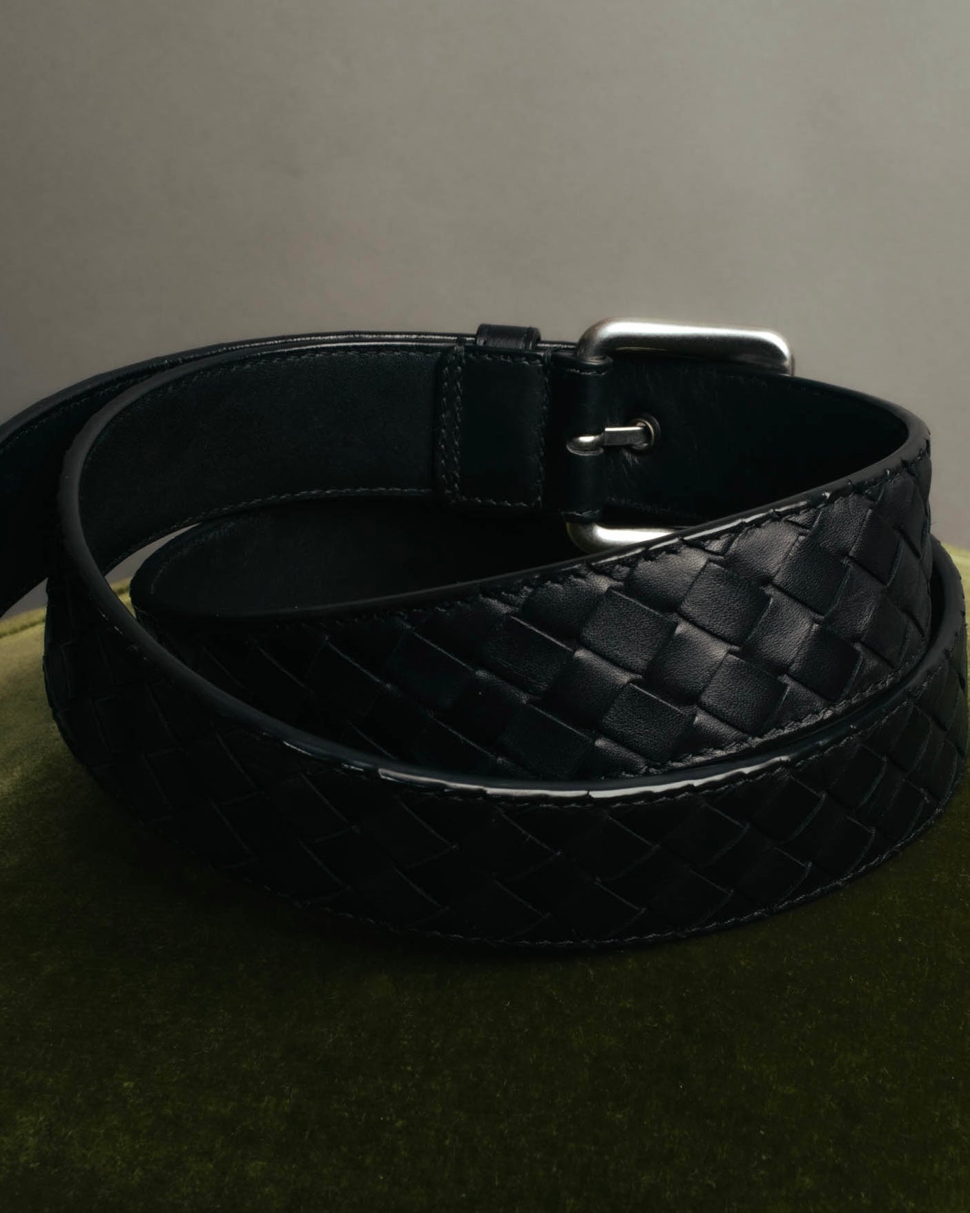 "BOTTEGA VENETA" 00's-10's Intrecciato leather belt