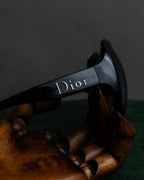 "Christian Dior" Black frame engraved logo sunglasses