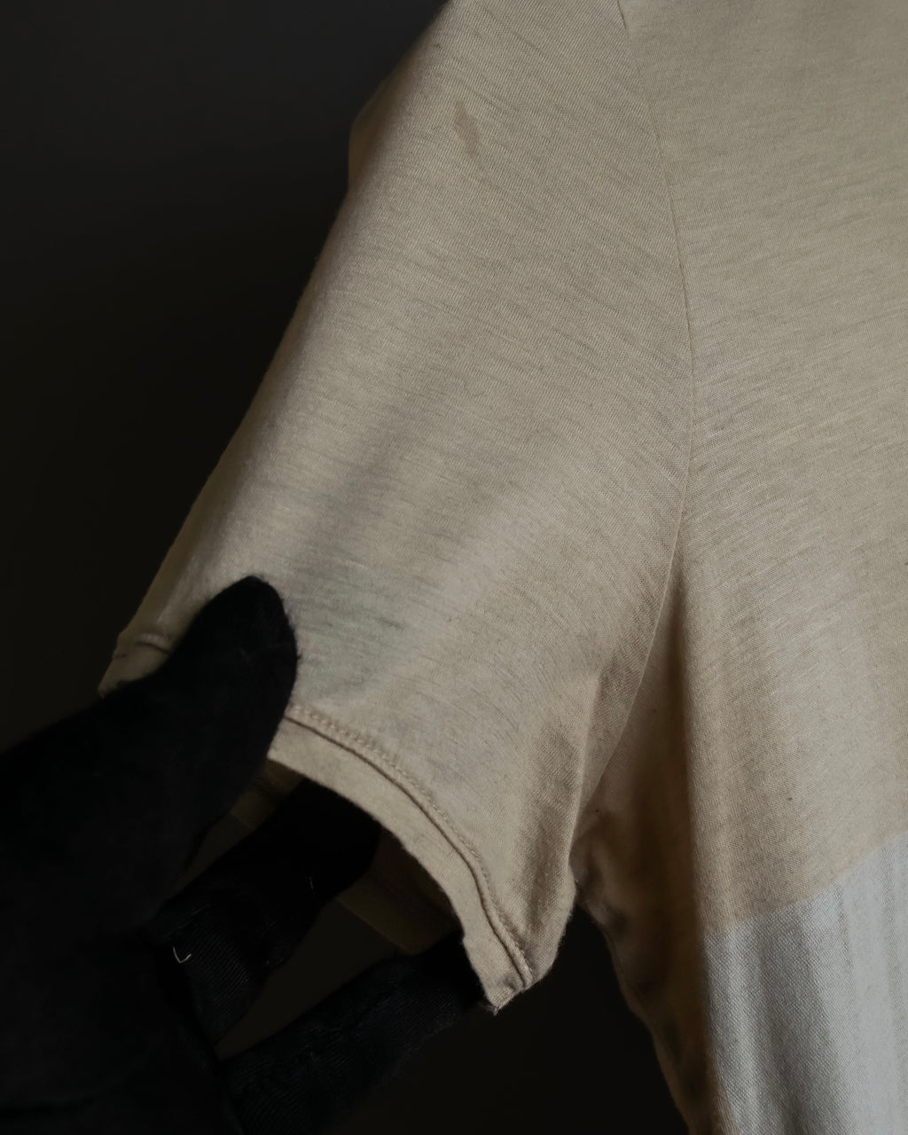 "BALENCIAGA" Painting graphic logo engraved T-shirt