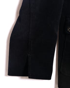 BURBERRY/ Slim Fit Single Breasted Corduroy Set Up Black