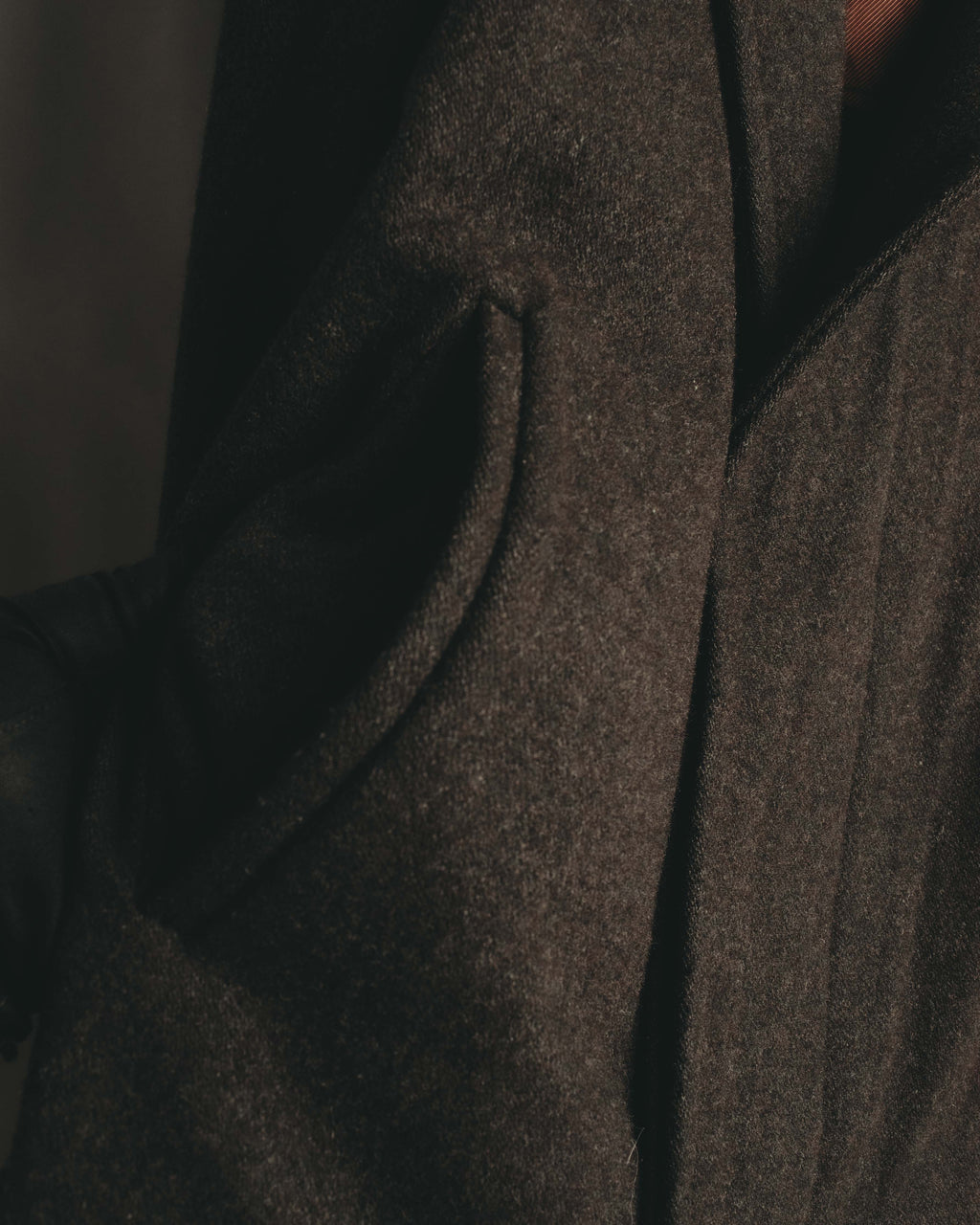 -SPECIAL- “Maison Martin Margiela” 2011-2014 Short wool blend chesterfield coat