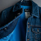 “D&G” Tweed attached bijou button denim jacket