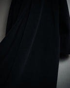 –SPECIAL– “Christian Dior” 80’s-90’s Angora blend sailor collar A-line coat