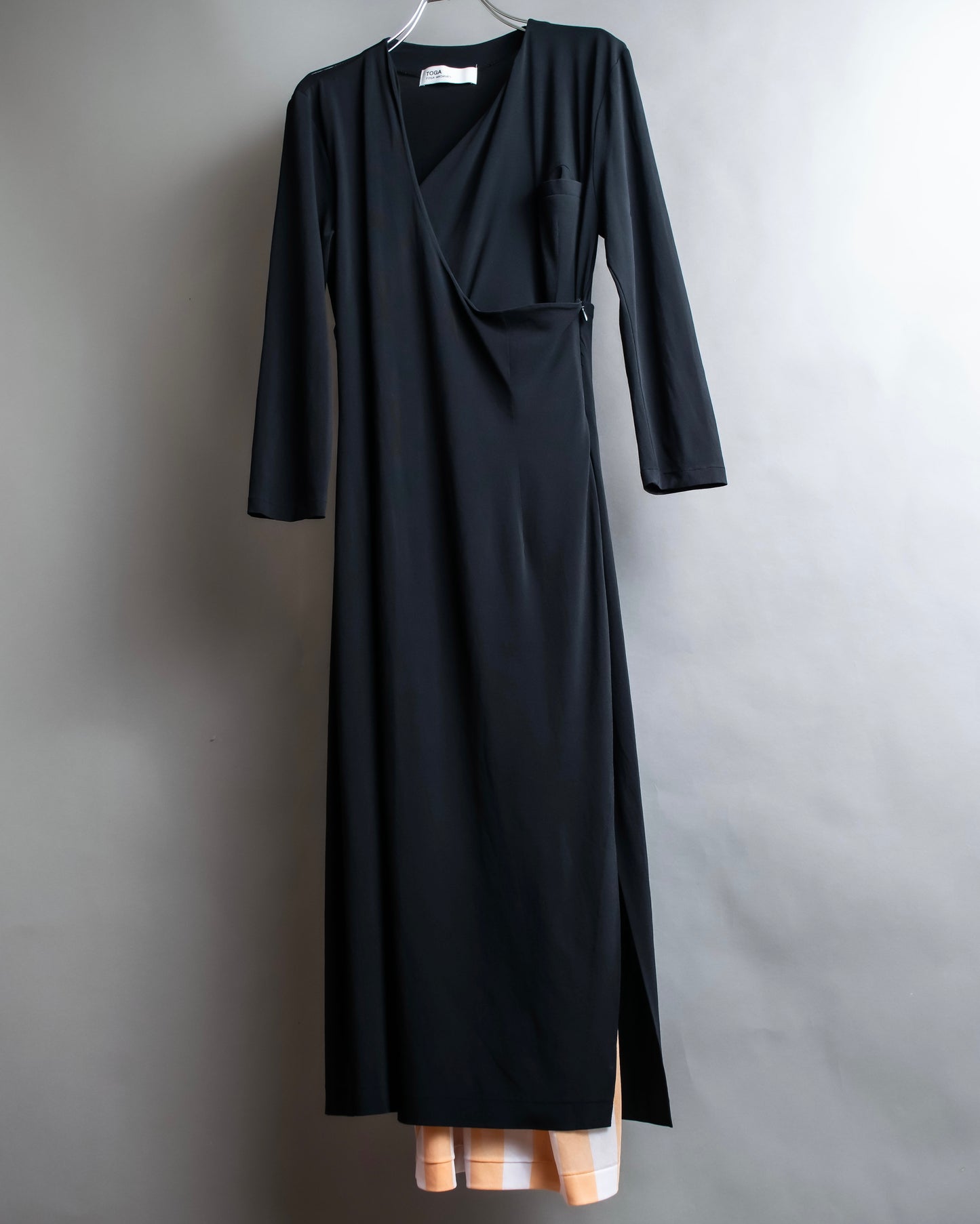 "TOGA ARCHIVES" Asymmetrical zip design maxi dress