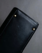 "CELINE" Ringlock design leather hand bag