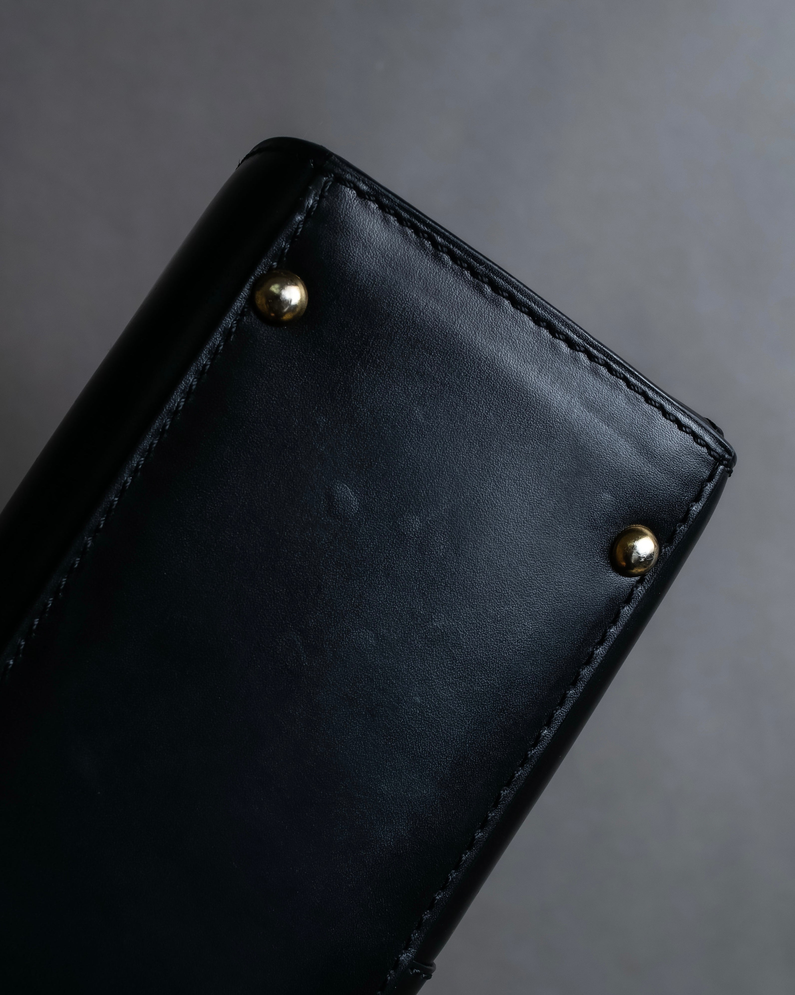 "CELINE" Ringlock design leather hand bag