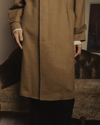 "Christian Dior" 80's-00's Classically tailored balmacaan coat