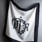 "Christian Dior" 100% silk initial logo print large scarf