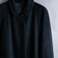 "BURBERRYS" Fly front cashmere blend soutien collar long coat