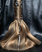 "Dolce &amp; Gabbana" Botanical design silver necklace