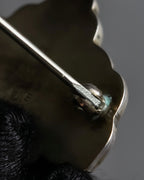 "GEORG JENSEN" Grape cluster motif silver 925 brooch