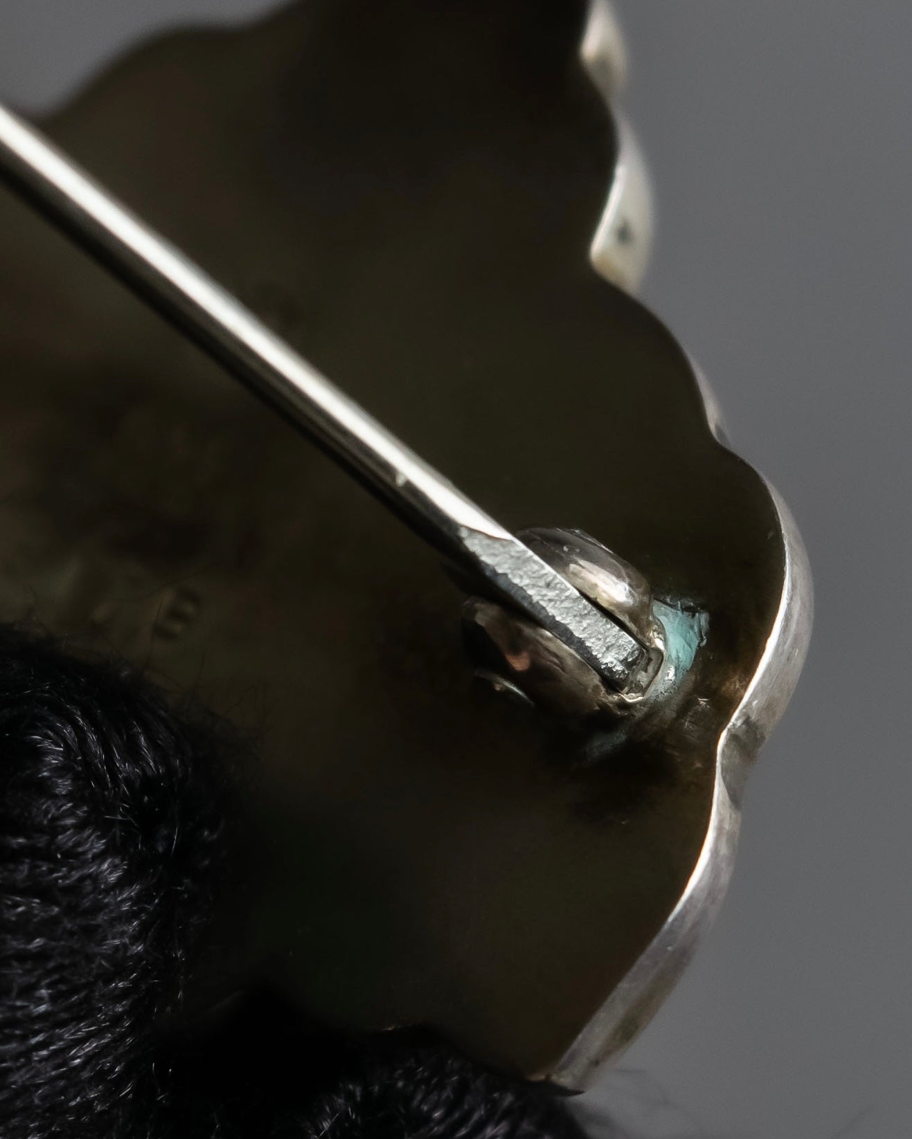 "GEORG JENSEN" Grape cluster motif silver 925 brooch