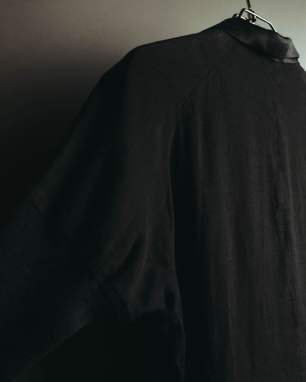 "i wish Y's bis" late 80's-90's Relaxed linen cotton long jacket