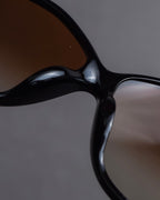 "Christian Dior" Vintage logo hinge oversized sunglasses