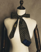 "GUCCI" 80's Nautical patterned silk necktie