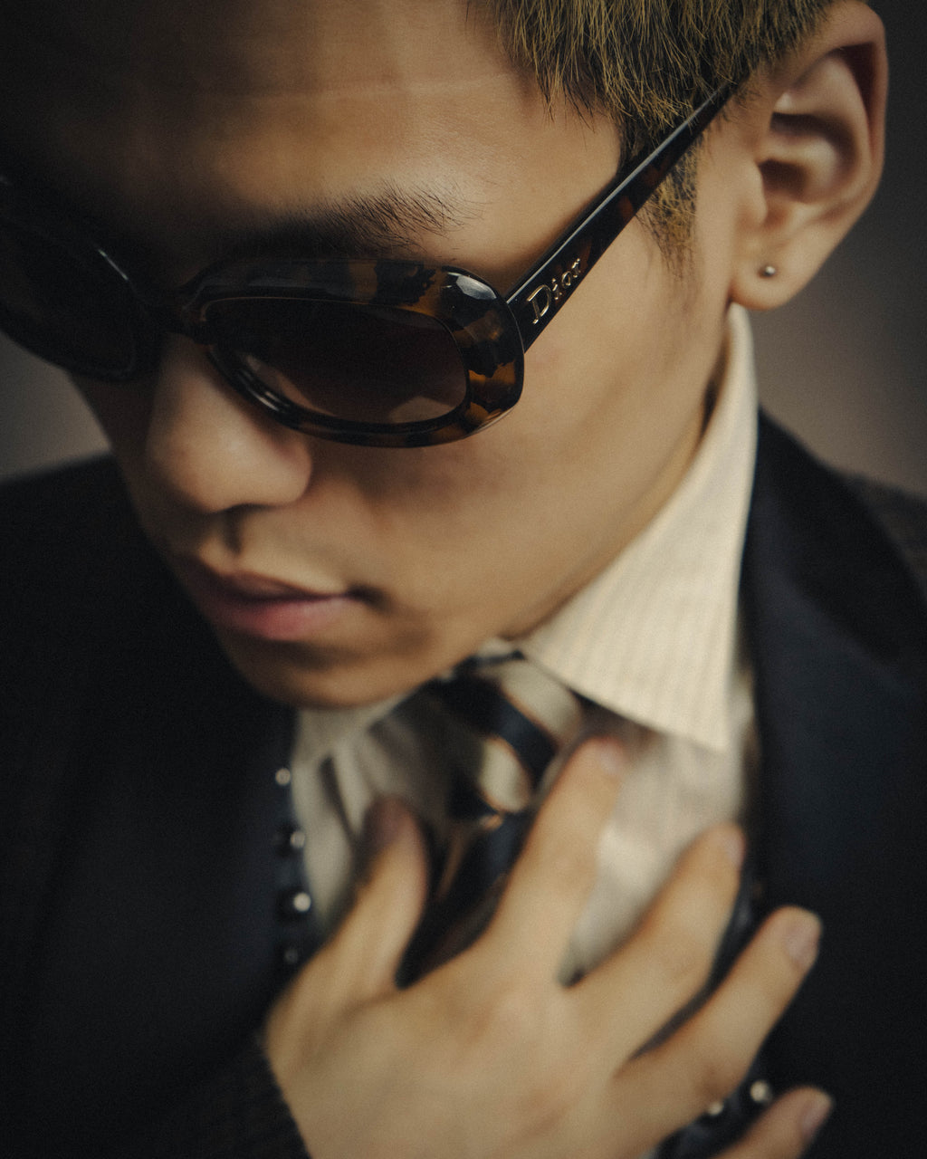 -SPECIAL- "Christian Dior" 90's Tortoiseshell oversized square sunglasses