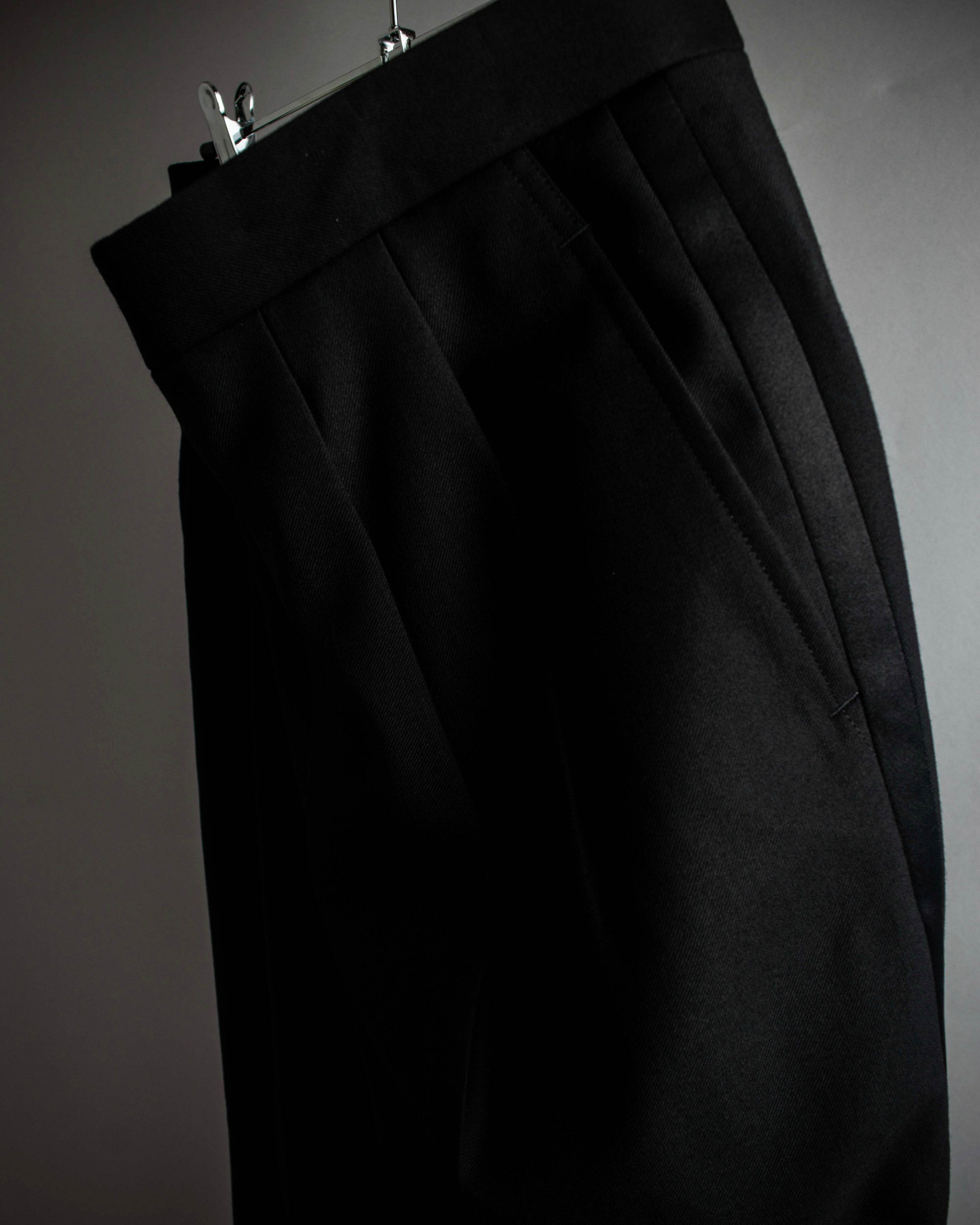 "CHRISTIAN DIOR MONSIEUR" Classical tailored Zegna base satin tuxedo set up