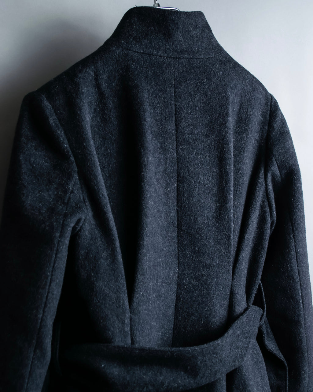 "RUIRUE BOUTIQUE" Shawl collar flare silhouette coat