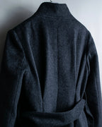 "RUIRUE BOUTIQUE" Shawl collar flare silhouette coat