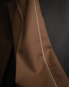 “GUCCI” 2016-2022 Tailored side line wool trousers