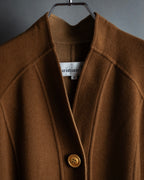 -SPECIAL- "Christian Dior" 80's-90's
Shaped flare silhouette collarless coat