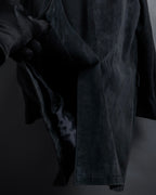 -SPECIAL- "GUCCI" 1998's-01's Tom Ford period beautiful faded suede long coat