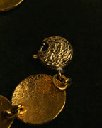 -SPECIAL- “YVES SAINT LAURENT” 80’s-90’s Lava texture statement bracelet
