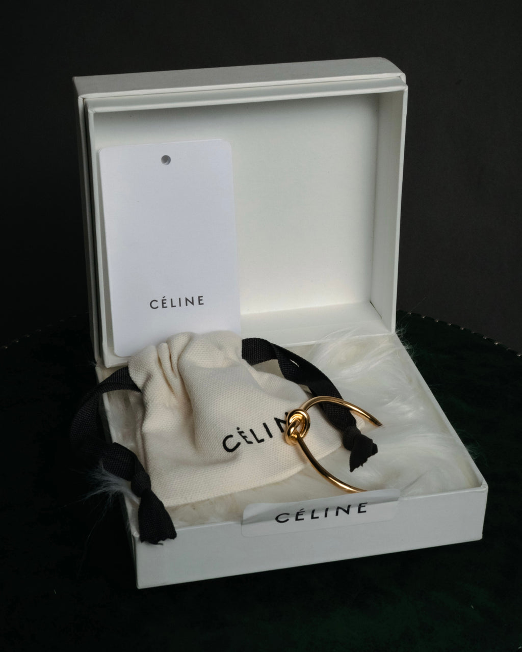 “CELINE” 10’s Knot cuff bracelet