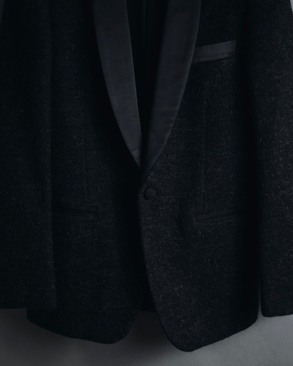–SPECIAL– "JUNYA WATANABE COMME des GARÇONS MAN" 2015AW mohair blend satin shawl lapels jacket