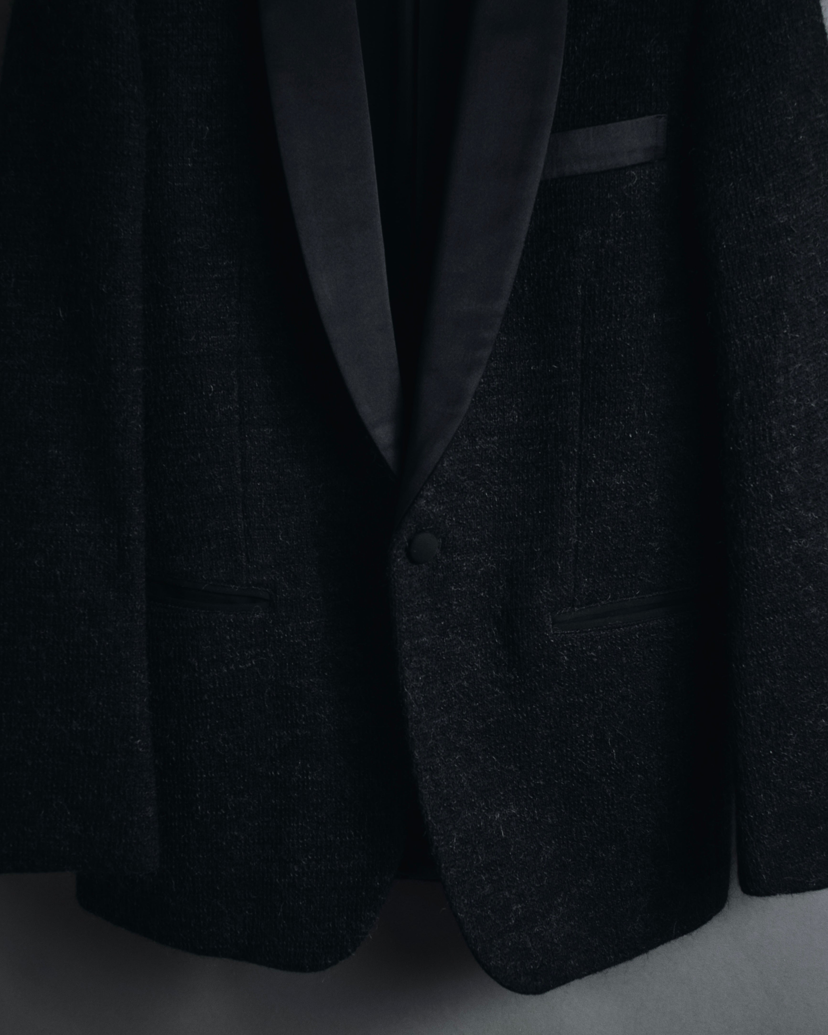 –SPECIAL– "JUNYA WATANABE COMME des GARÇONS MAN" 2015AW mohair blend satin shawl lapels jacket