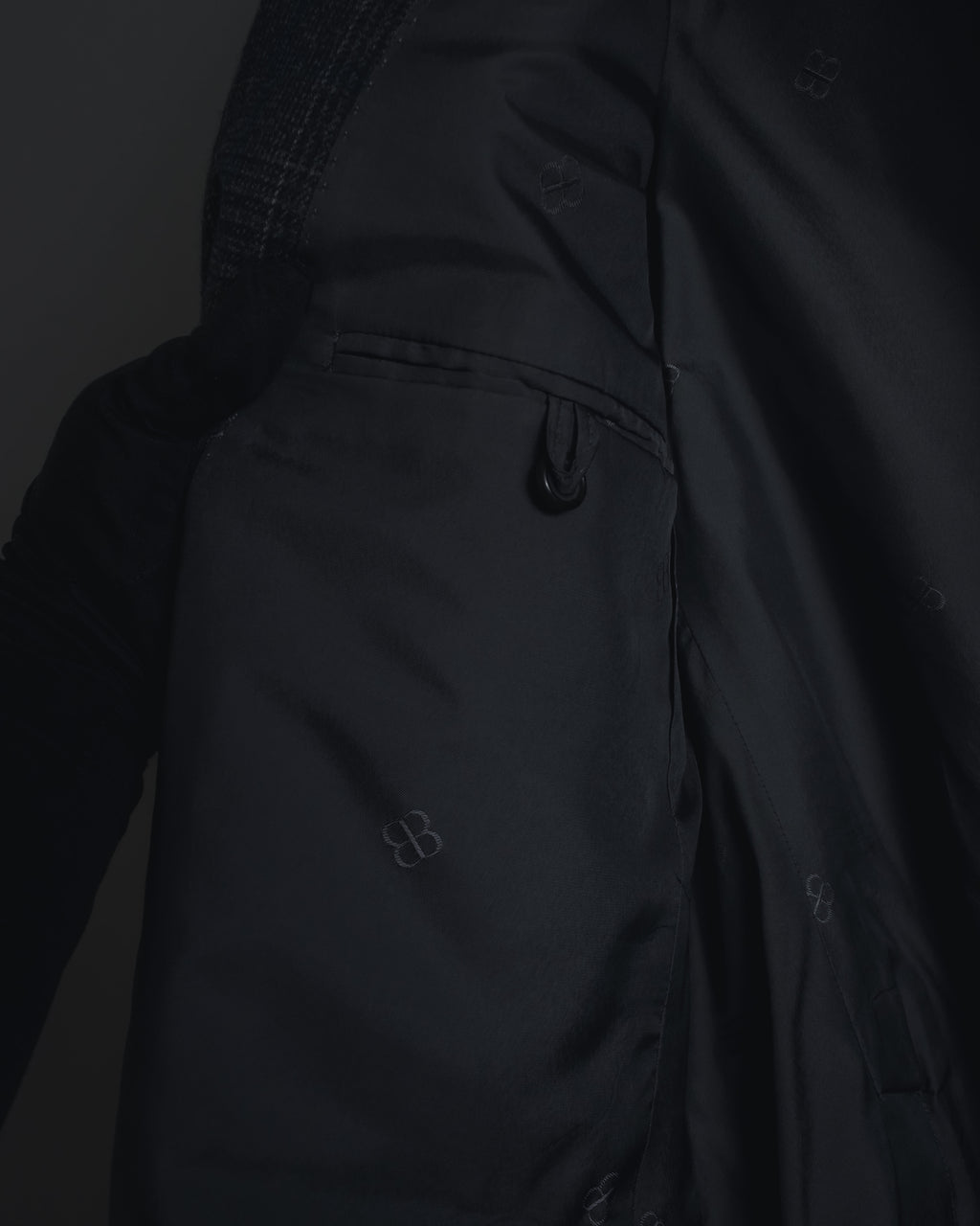 "BALENCIAGA" 90’s Cashmere blend glen check double-breasted blazer