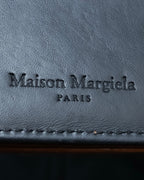 "Maison Margiela" Brown Leather Compact Wallet