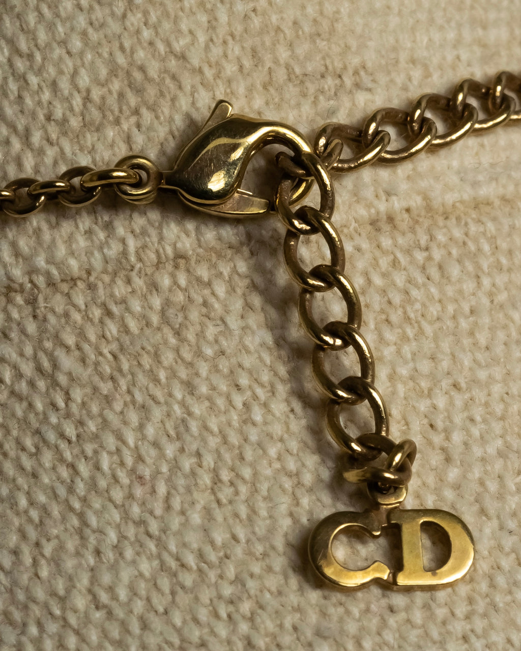 "Dior" CD logo iconic top design necklace