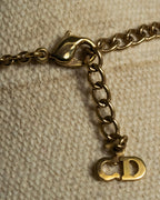 "Dior" CD logo iconic top design necklace