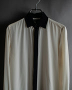 "Ralph Lauren" High density woven silk clerical shirt