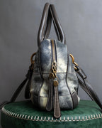 "DOLCE &amp; GABBANA" Miss edge series calf leather 2 way bag