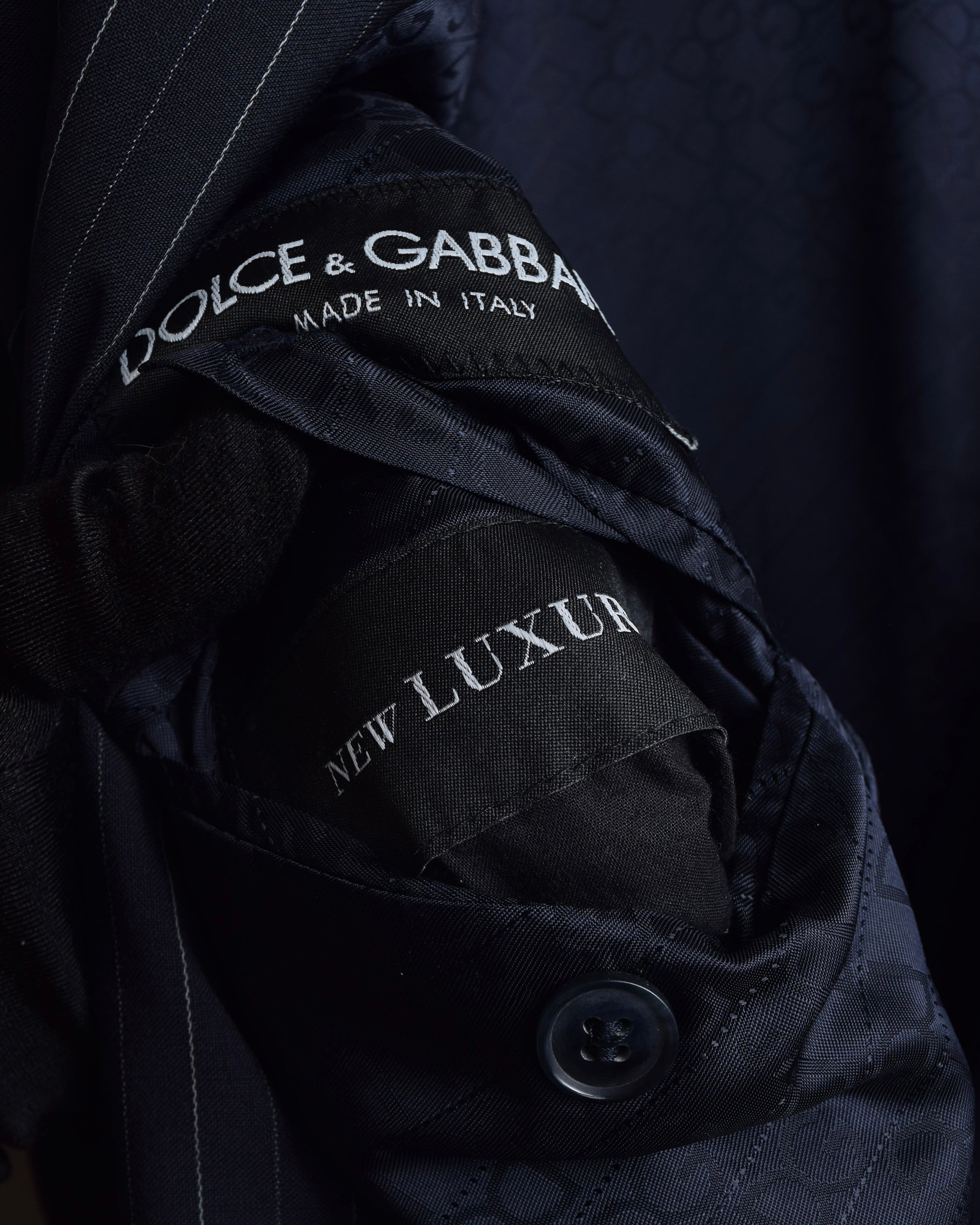 "Dolce & Gabbana" Pinstripe wool tailored jacket