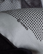 "HERMES" Silk fantaisie a cheval carré scarf 70