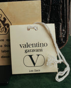 "valentino garavani" 70's-80's Vintage genuine crocodile leather shoulder bag
