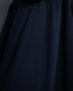 "YVES SAINT LAURENT" Metal toggle design melton wool duffel coat