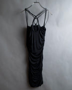 "ISABEL MARANT" Cord-layered strap design sleeveless dress