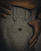 -SPECIAL- “CHANEL” 05AWmicro houndstooth tweed wide trousers