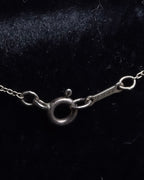 "Tiffany&Co" Small claus motif silver necklace